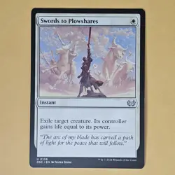 Magic MTG-Swords to Plowshares Duskmourn Commander DSC U #106x4 - Image 5