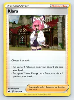 Klara - (Cosmos Holo) SWIRL! Chilling Reign Promo 145/198 NM - Pokemon TCG - Image 1