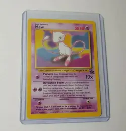 Pokemon Card Mew Black Star Promo 8 Near Mint-Mint NM-M - Image 1