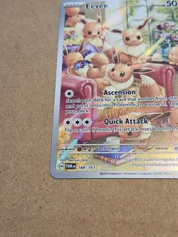 Pokemon Eevee Illustration Rare 188/167 Twilight Masquerade NM English - Image 3