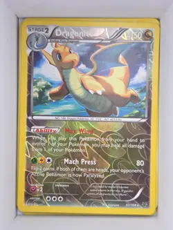 Pokemon TCG Dragonite 51/108 Reverse Holo XY-Roaring Skies (ROS) NM/LP - Image 1