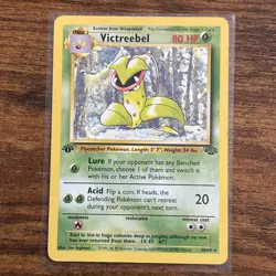 Pokemon TCG Victreebel 30/64 1st Edition Jungle Regular Rare MP - Image 1
