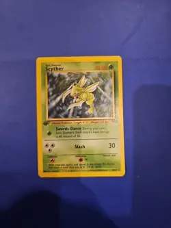 Pokemon TCG Scyther 1st edition non-holo Jungle 26/64 Rare - Image 4