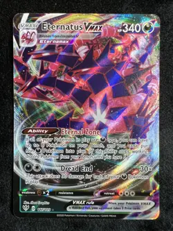 Pokemon TCG Darkness Ablaze: Eternatus VMAX 117/189 Ultra Rare Full Art - Image 1
