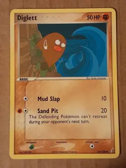 Pokemon Diglett 50/100 Crystal Guardians NM-MT See Pictures - Image 1