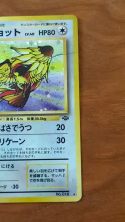 Pidgeot Pokemon Jungle Holo (Japanese) HP Vintage TCG - Image 4