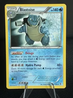 Pokemon Blastoise 31/149 - Non Holo Rare - Excellent Boundaries Crossed B&W PSA - Image 1