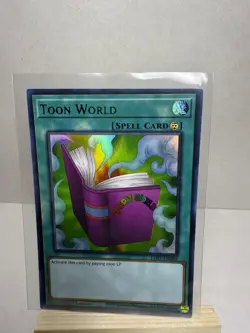 Yu-Gi-Oh! Toon World LDS1-EN068 Legendary Duelists 1st Edition Spell Holo - Image 1