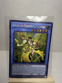 Yu-Gi-Oh! Ohime the Manifested Mikanko MP24-EN135 1st Edition Prismatic Secret - Image 1