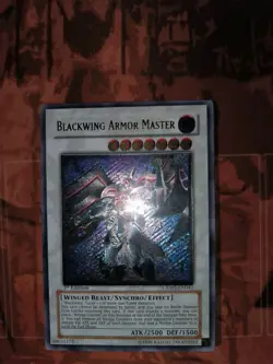 Blackwing Armor Master 1 Edition Ultimate Rare CRMS Near Mint Yu-Gi-Oh - Image 1