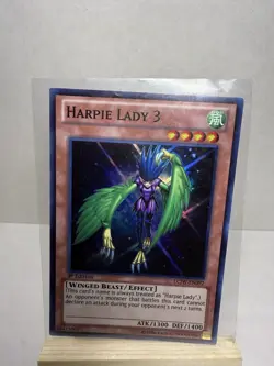 Yu-Gi-Oh! Harpie Lady 3 LCJW-EN092 1st Edition Super Rare Effect Winged Beast - Image 1