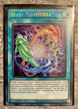 Heavy Polymerization MP24-EN150 Prismatic Secret Rare 1st Edition Yu-Gi-Oh! - Image 1