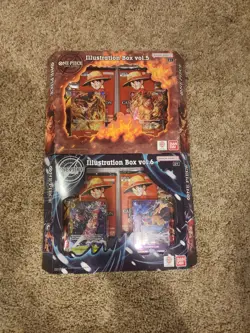 One Piece Illustration Box Vol 5 + Vol 6 Lot Set Of 2 Sealed QTY PRB-02 OP-13 - Image 1