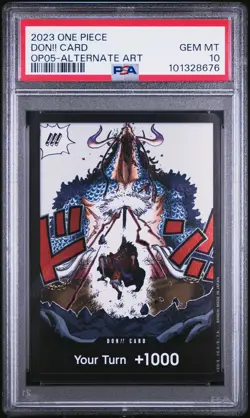 PSA 10 2023 One Piece Op05-Awakening Of The New Era # Don!! Card GEM MT - Image 1