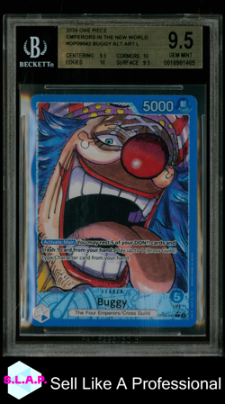 BUGGY ALT ART L 2024 ONE PIECE EMPERORS IN THE NEW WORLD OP09042 BGS 9.5 - Image 1
