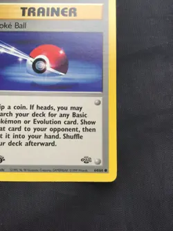 Pokemon Cards: Jungle 1st Edition Common: Poke Ball 64/64 - Image 4