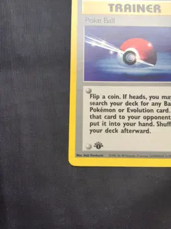 Pokemon Cards: Jungle 1st Edition Common: Poke Ball 64/64 - Image 5