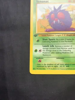 Pokemon Cards: Jungle 1st Edition Common: Venonat 63/64 - Image 5