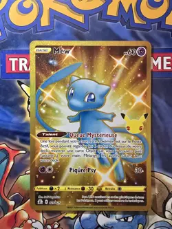 Pokemon Card Mew Gold 25th Near Mint - Image 3