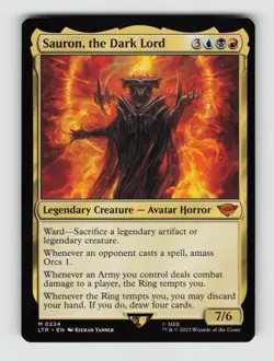 Sauron, the Dark Lord*Non-Foil* LTR 224 NM - Image 1