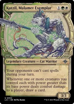 Showcase KUTZIL, MALAMET EXEMPLAR mtg NM-M Lost Caverns of Ixalan 1 Unc - Image 1