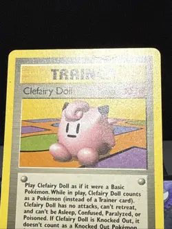 Pokemon Card Clefairy Doll 70/102 Rare Base Set Trainer WOTC Played - Image 2