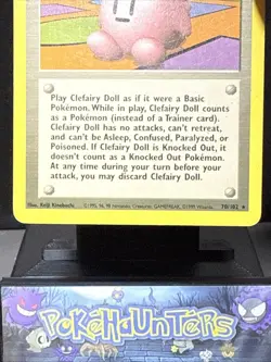 Pokemon Card Clefairy Doll 70/102 Rare Base Set Trainer WOTC Played - Image 4