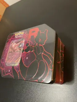 Pokemon TCG Scarlet & Violet Destined Rivals Team Rocket Tin - Mewtwo - Image 2