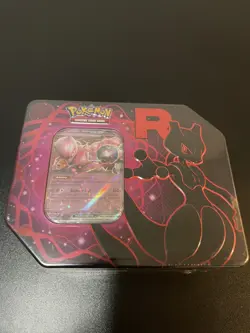 Pokemon TCG Scarlet & Violet Destined Rivals Team Rocket Tin - Mewtwo - Image 3