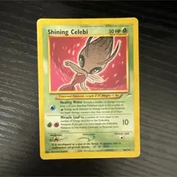 Pokemon Shining Celebi Darkness and to Light Holo 50 HP Japanese Card 106/105 - Image 1