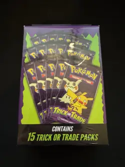 Pokemon Trick or Trade Booster Pack Set - 15 Packs Sealed Limited Edition - Image 1