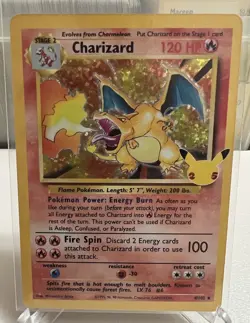 Pokemon Charizard 4/102 Celebrations 25th Anniversary. NM/M condition - Image 1