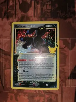 Pokemon Nachtara Umbreon Gold Star 17/17 25th Anniversary Celebrations NM DE - Image 1