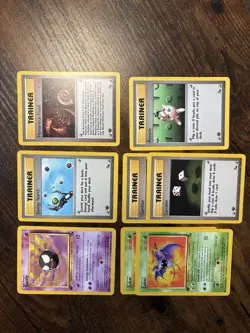 Pokemon TCG Fossil Set Lot Of 8 Cards All 1st Edition - Image 1