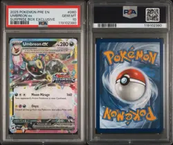 PSA 10 Umbreon ex #060 Surprise Box Exclusive Stamp Pokemon English Prismatic - Image 3