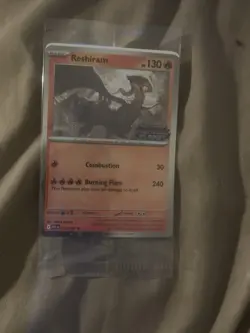 Pokemon Phantasmal Flames Reshiram 017/094 Promo Stamped Sealed TCG - Image 1