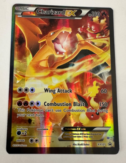 Pokemon Charizard EX XY121 Full Art Holo Black Star Promo - Image 1