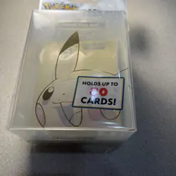 Ultra Pro Pokemon Pikachu Deck Box & Sleeves Combo BIN O # 595 - Image 2