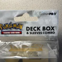 Ultra Pro Pokemon Pikachu Deck Box & Sleeves Combo BIN O # 595 - Image 3