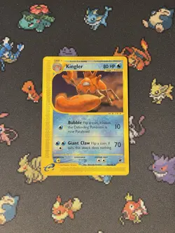 Pokemon Cards Kingler 50/165 Rare Expedition Base Set WOTC - (NM) - Image 1