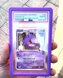 PSA 10 Gengar GL Lv.65 043/090 End Of Time 1st ED Japanese Pokemon Card 2008 - Image 1