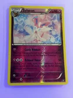 Pokemon XY - Furious Fists 72/111 Sylveon Reverse Holo (Well Loved) - Image 2