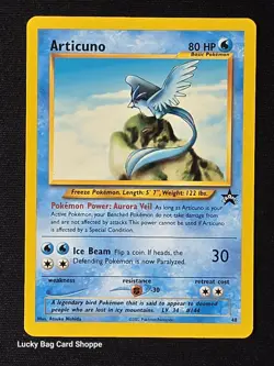 Articuno 48 - WoTC Black Star Promo Pokemon TCG LP - Image 1