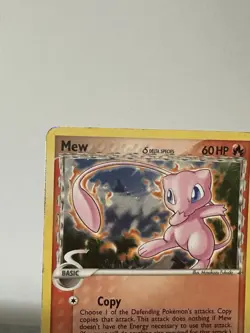 Pokemon Mew Delta Species #003/017 POP Series 5 Holo Rare Corrected Back - Image 3