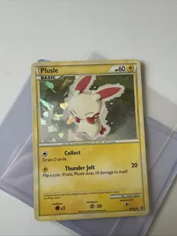Pokemon Plusle Cracked Ice HGSS16 Black Star Promo - HGSS promos - Image 1