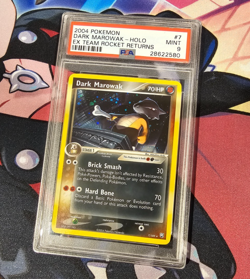 Dark Marowak - 2004 Pokemon EX Team Rocket Returns Holo #7 - PSA 9 - Image 1