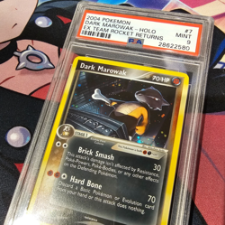 Dark Marowak - 2004 Pokemon EX Team Rocket Returns Holo #7 - PSA 9 - Image 2