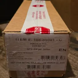 Pokemon TCG SV05 Temporal Forces BOOSTER BOX SEALED CASE EN Booster Case 2024 - Image 1