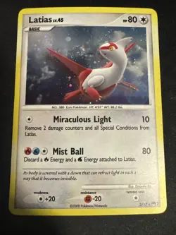 LATIAS Lv. 45 POP Series 7 POKEMON Holo 2008 Trading Card 3/17 - Image 1