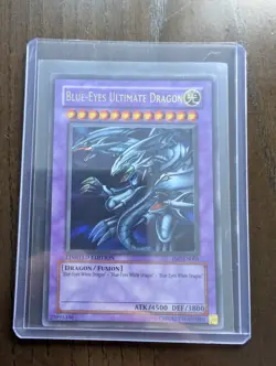 Yu-Gi-Oh Blue-Eyes Ultimate Dragon JMP-EN005 Secret Rare Shonen Jump - Image 3